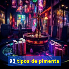 93 tipos de pimenta